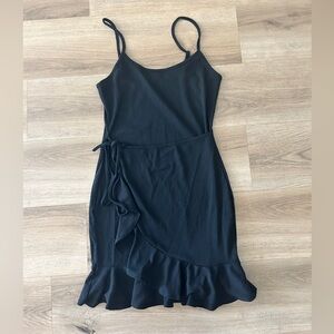 Women's Black Sleeveless Cami Mini Dress, Black, Medium- NWOT